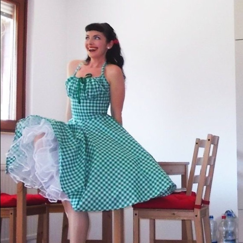 Vintage Reproduction Pinup Gingham